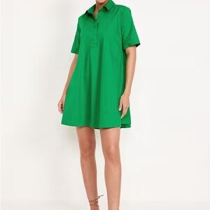 Old Navy Vibrant Green Mini Dress